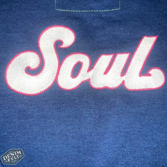 Aviator Nation x SoulCycle Navy Blue/Pink Full Zip Hoodie/Sweatshirt | PRELOVED! - Picture 7 of 16
